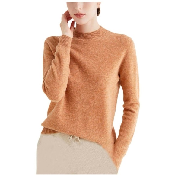 Loft Wool Brown Long Sleeve Sweater - Picture 1 of 6
